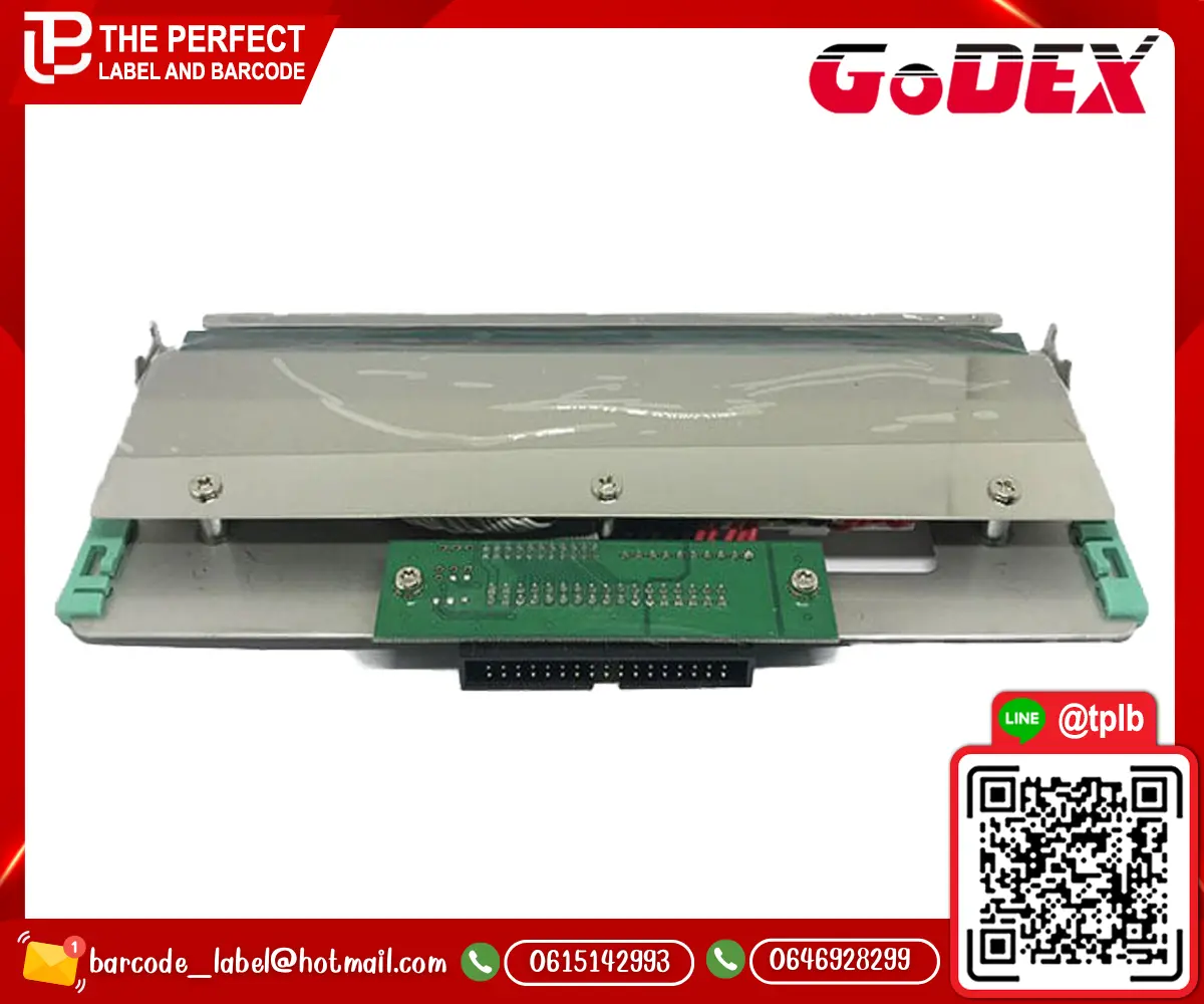 หัวพิมพ์เครื่องพิมพ์สติ๊กเกอร์บาร์โค้ด Godex EZ6200Plus