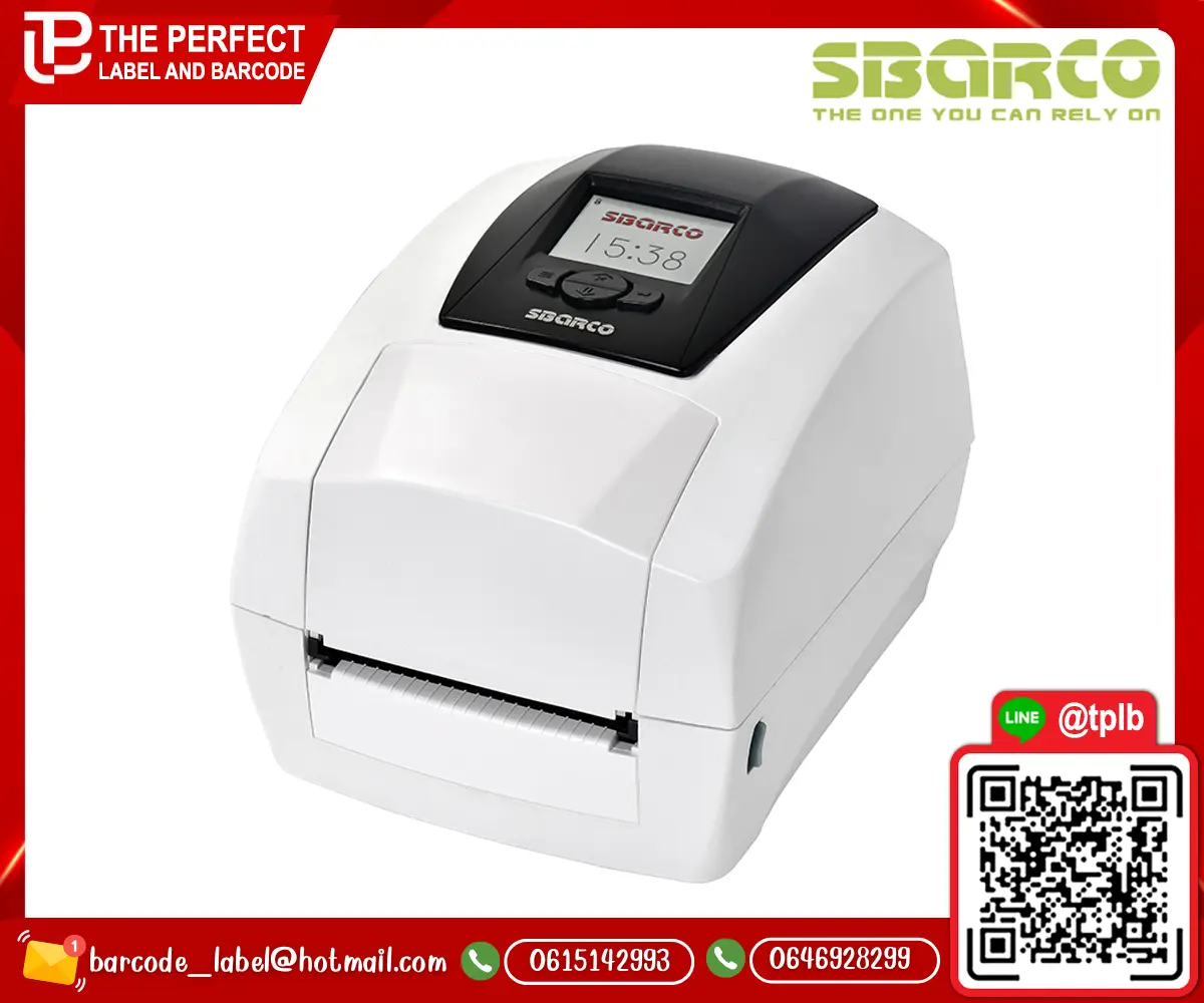 เครื่องพิมพ์บาร์โค้ด Sbarco รุ่น T4C 300 dpi