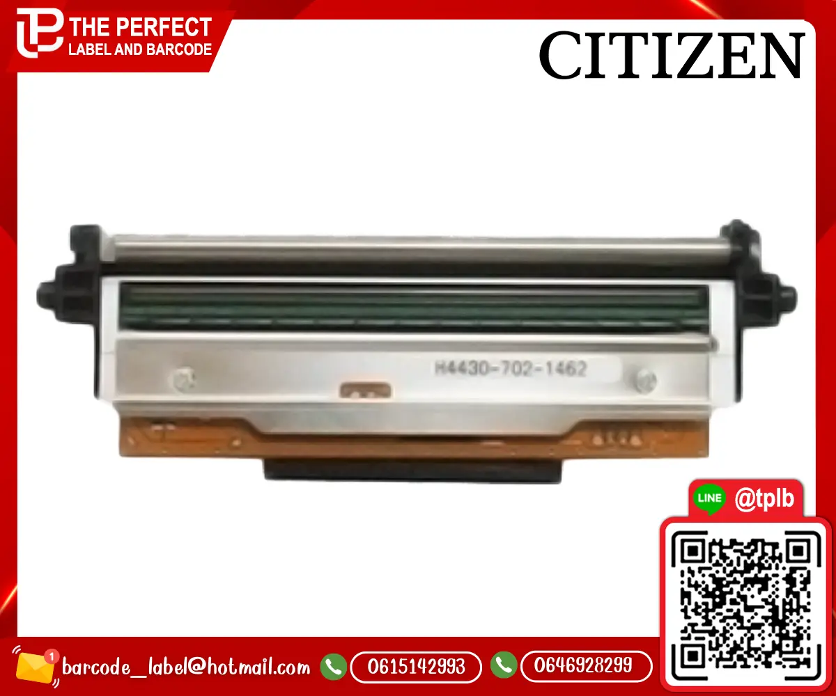 หัวพิมพ์เครื่องพิมพ์สติ๊กเกอร์บาร์โค้ด Citizen CL-S700