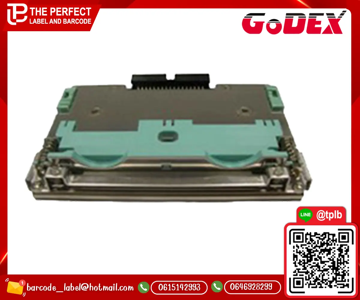 หัวพิมพ์เครื่องพิมพ์สติ๊กเกอร์บาร์โค้ด Godex EZ2250i