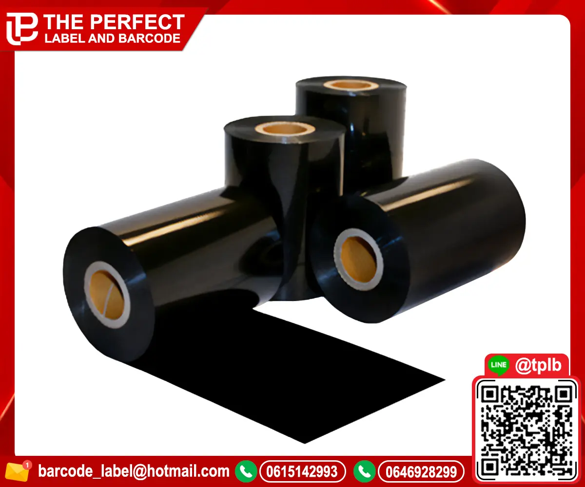  ผ้าหมึก ริบบอนบาร์โค้ด Ribbon Wax