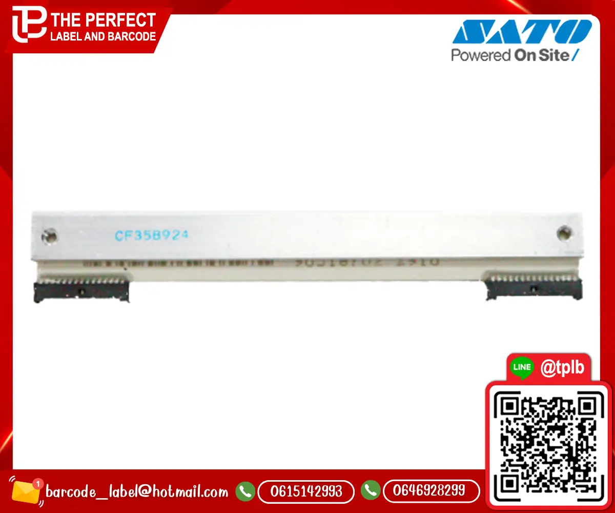 หัวพิมพ์เครื่องพิมพ์สติ๊กเกอร์บาร์โค้ด SATO CG408TT