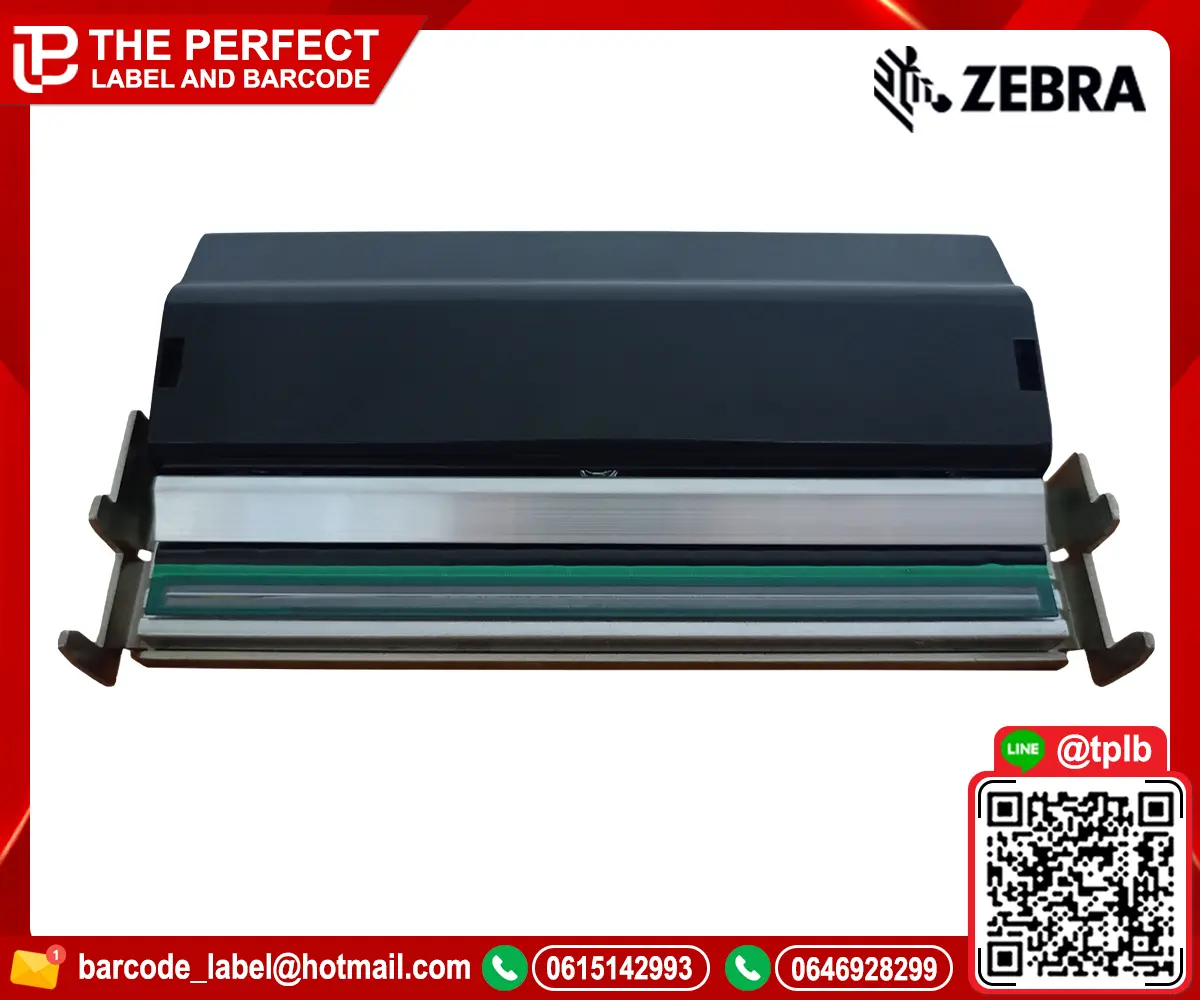 หัวพิมพ์เครื่องพิมพ์สติ๊กเกอร์บาร์โค้ด Zebra ZM400