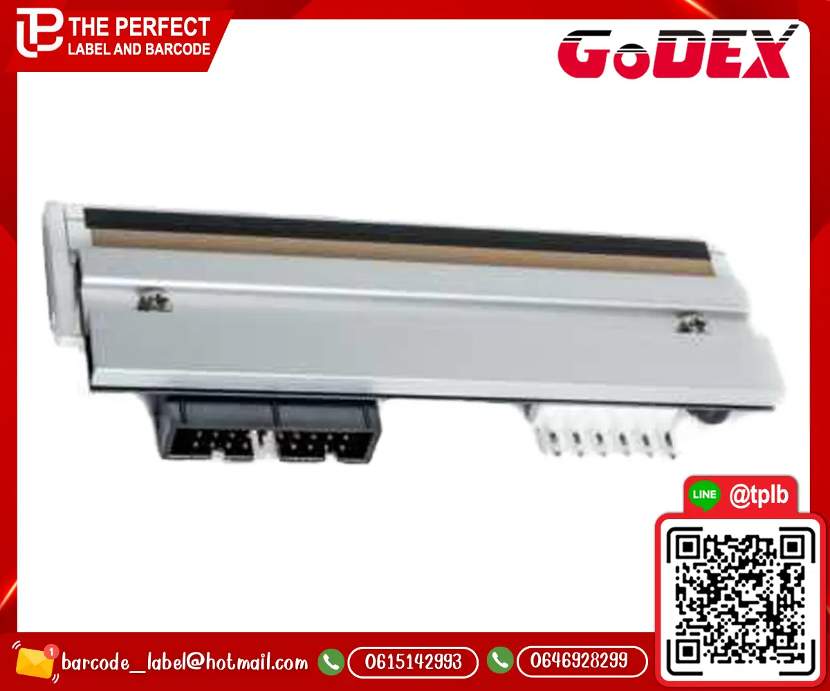 หัวพิมพ์เครื่องพิมพ์สติ๊กเกอร์บาร์โค้ด Godex ZX420