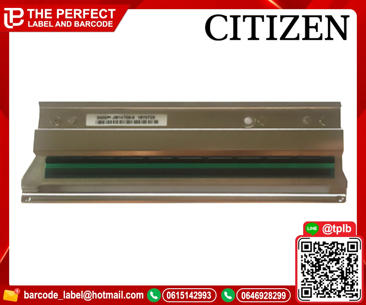 หัวพิมพ์เครื่องพิมพ์สติ๊กเกอร์บาร์โค้ด Citizen CLP 631