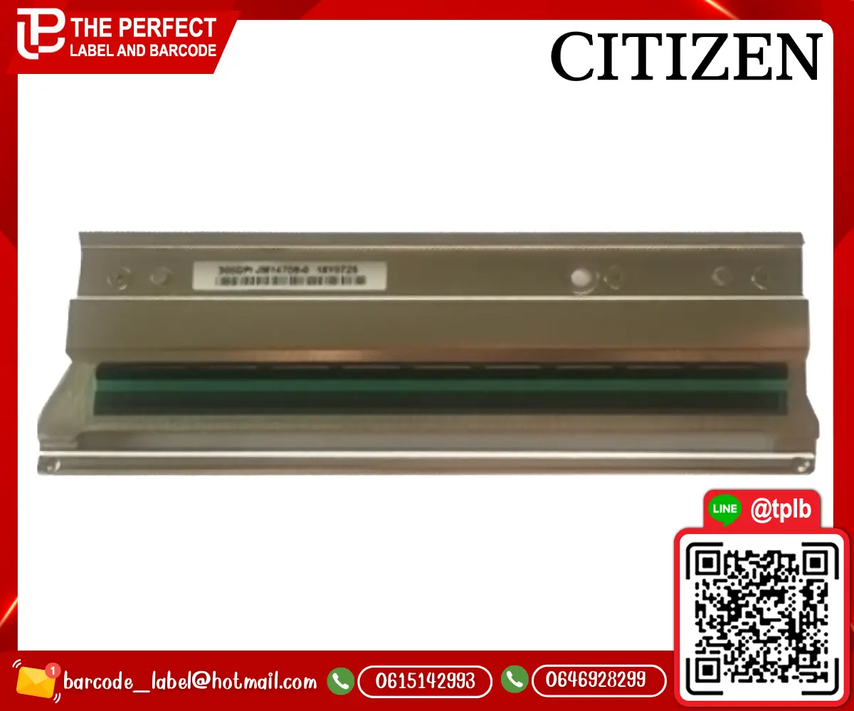 หัวพิมพ์เครื่องพิมพ์สติ๊กเกอร์บาร์โค้ด Citizen CLP 631