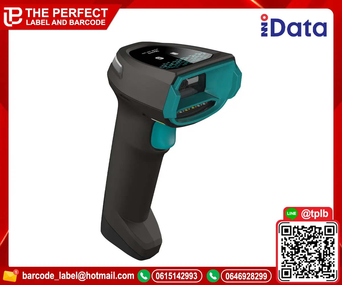 เครื่องอ่านบาร์โค้ดมือถือ iData รุ่น J16-BT