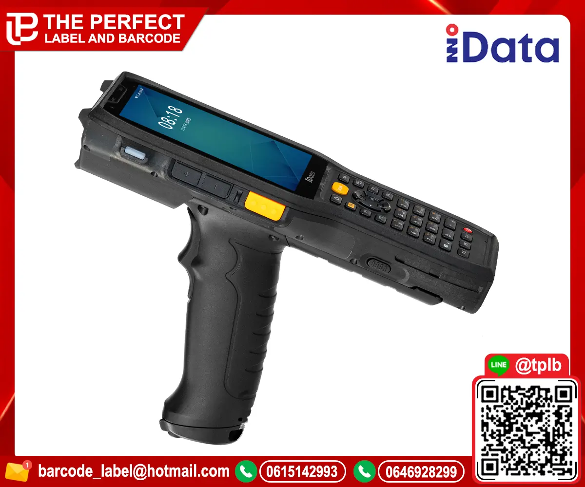 เครื่องอ่านบาร์โค้ดมือถือ iData รุ่น K8