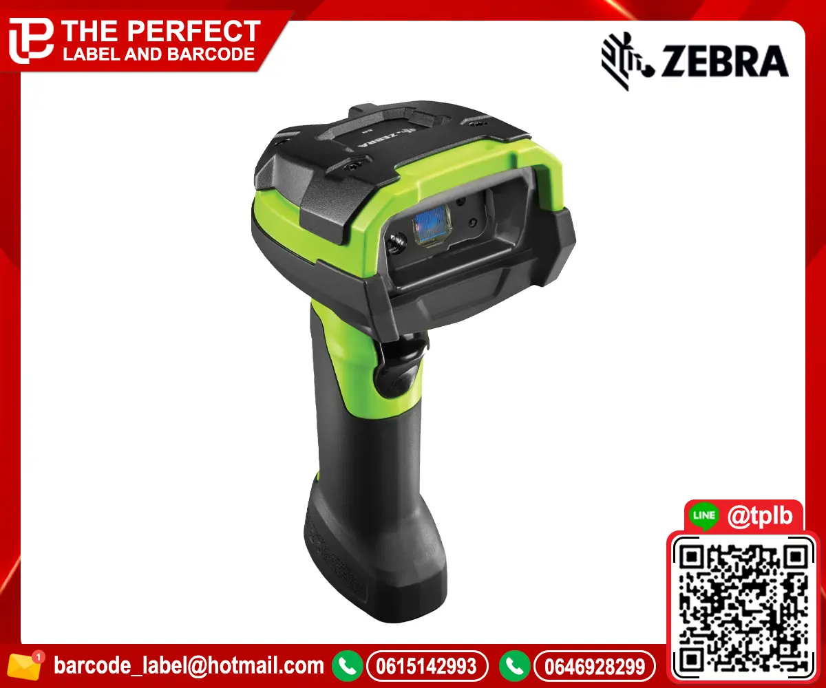 เครื่องอ่านบาร์โค้ด Zebra รุ่น LI3608-ER ไร้สาย