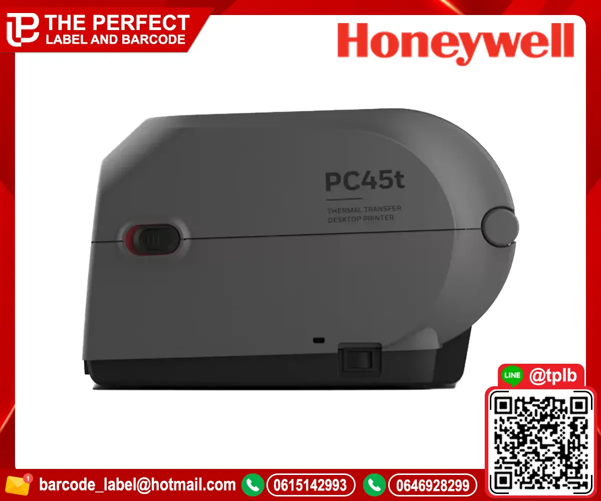 เครื่องพิมพ์สติ๊กเกอร์บาร์โค้ด Honeywell รุ่น PC45T 