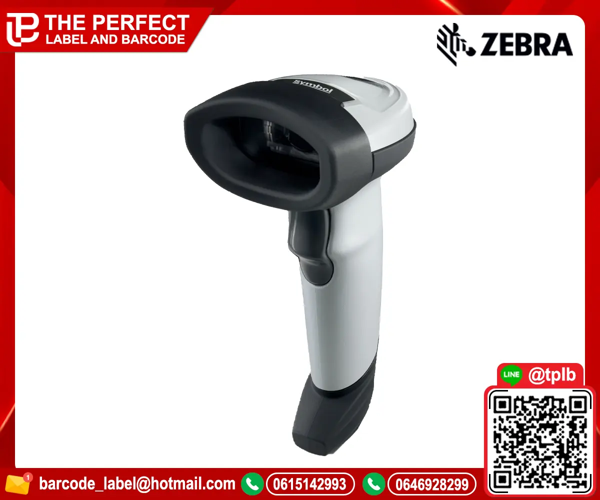 เครื่องอ่านบาร์โค้ด Zebra รุ่น LI2208