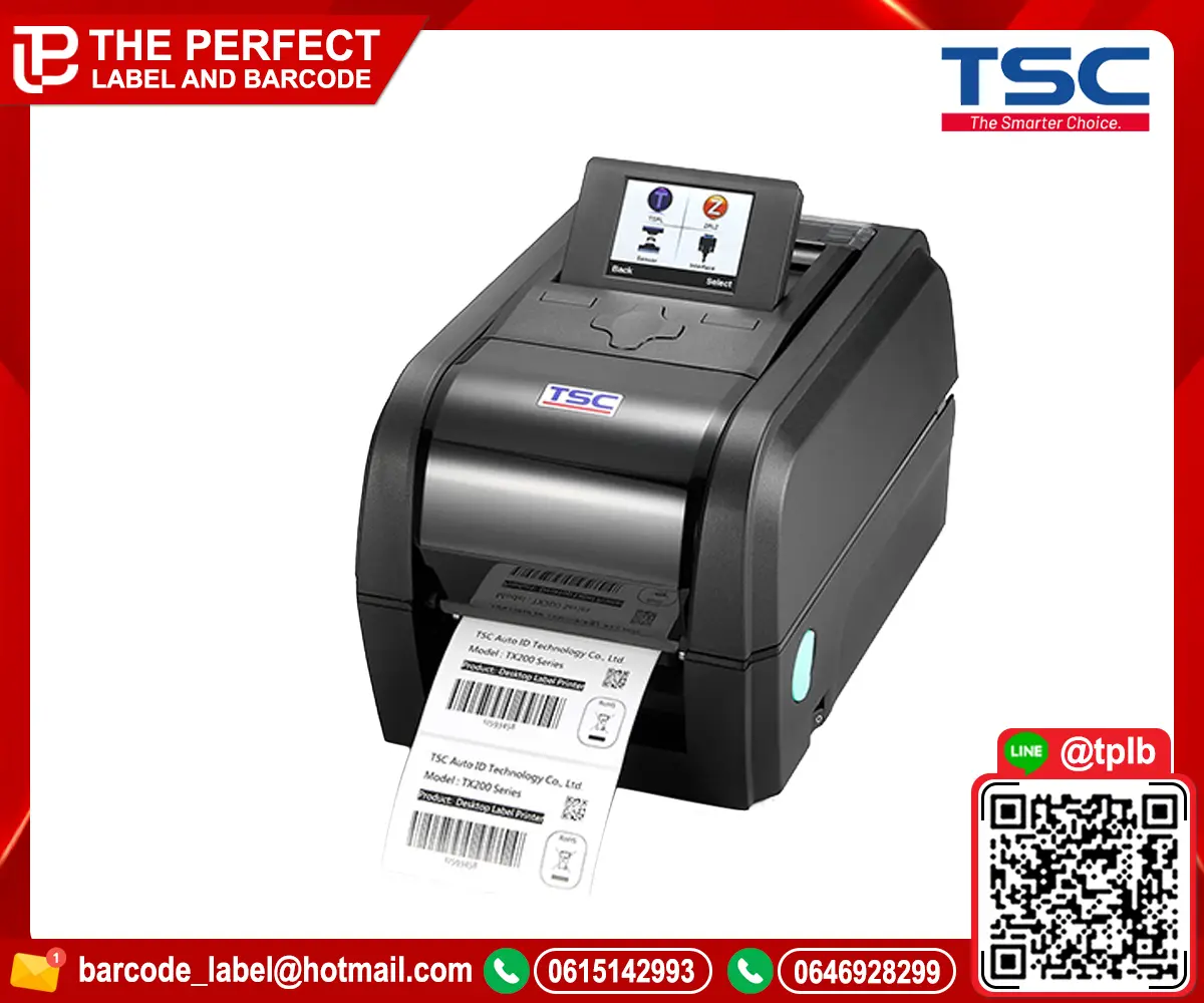 เครื่องพิมพ์สติ๊กเกอร์บาร์โค้ด TSC รุ่น TX200