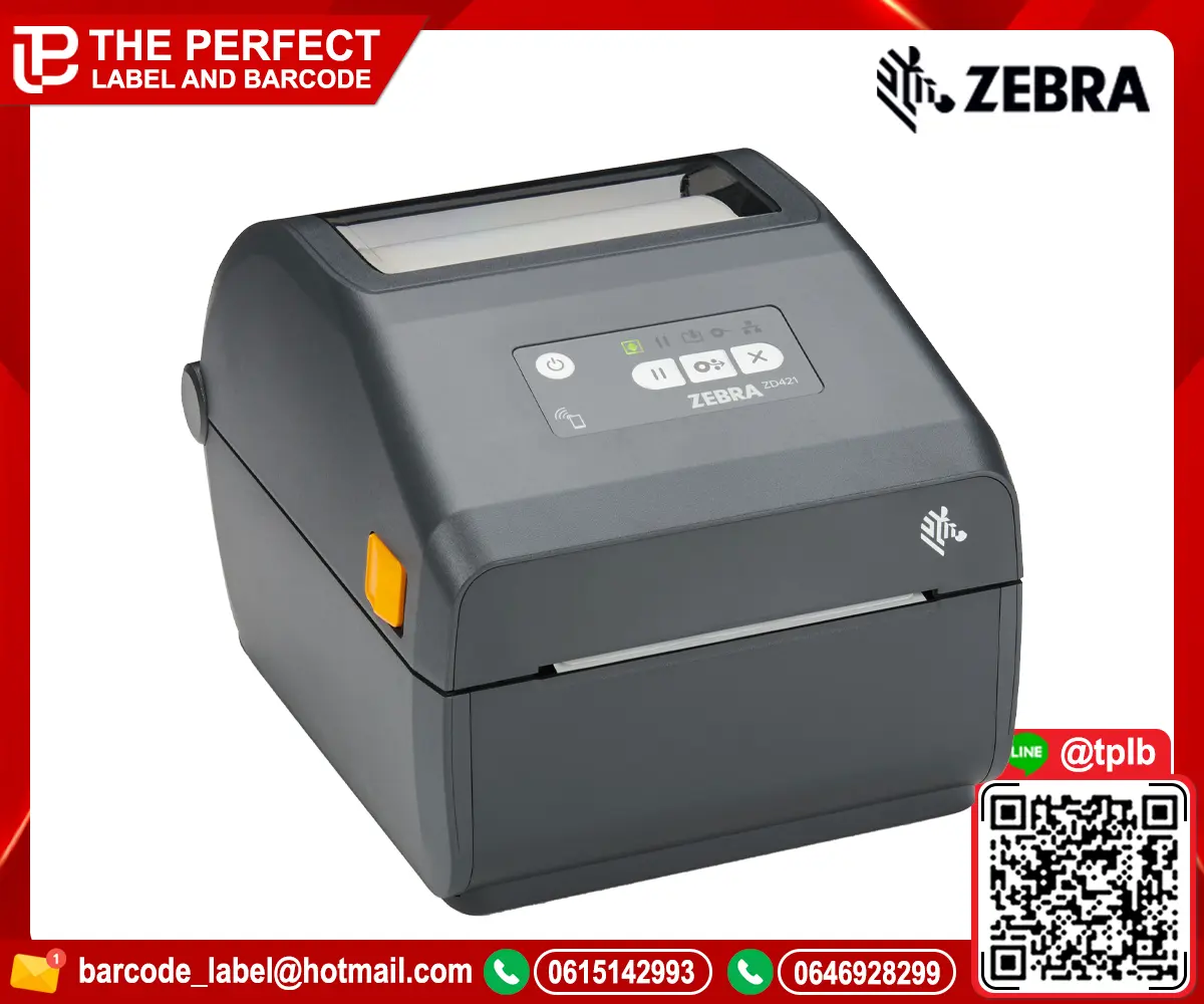 เครื่องพิมพ์สติ๊กเกอร์บาร์โค้ด Zebra รุ่น ZD421
