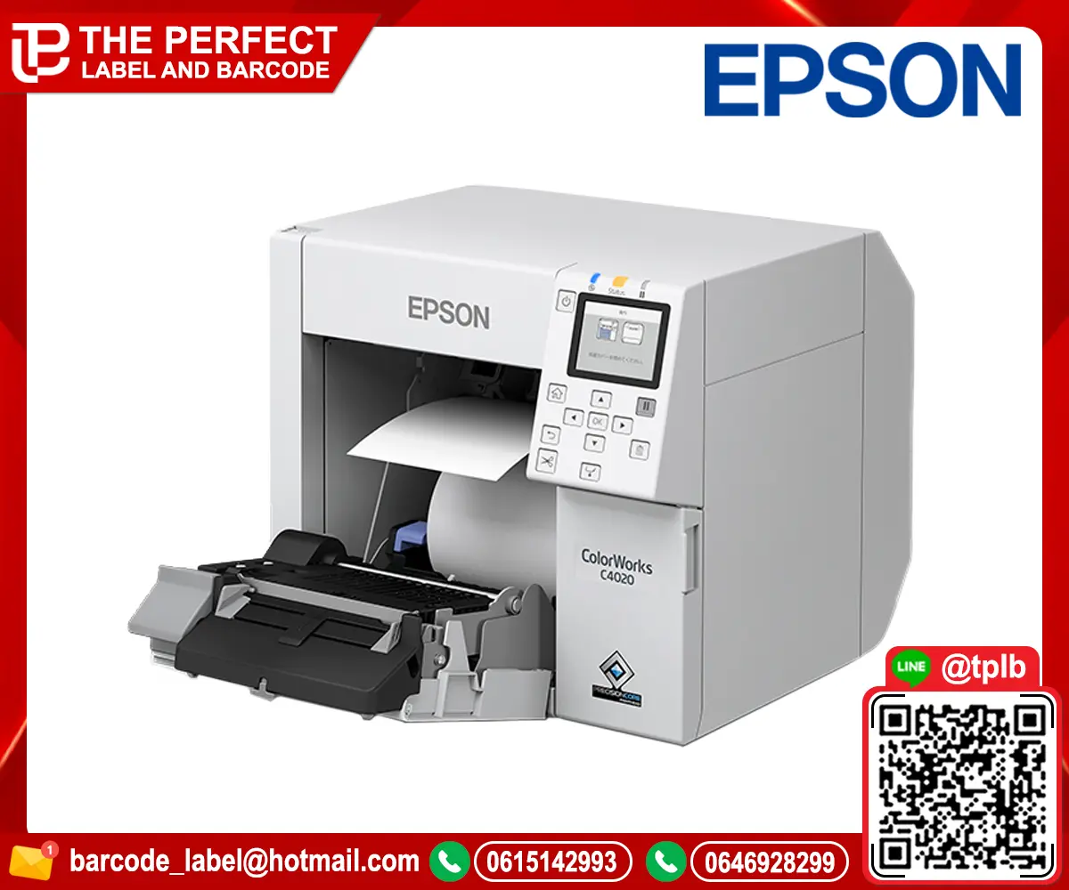 เครื่องพิมพ์บาร์โค้ด Epson ColorWorks C4050
